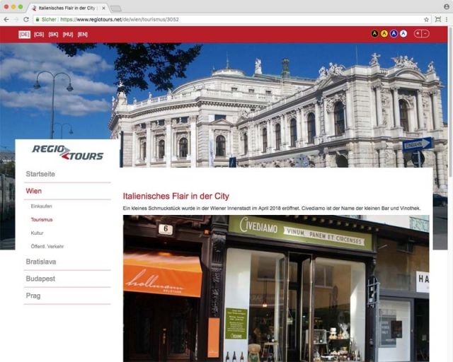 RegioTours.net / Bericht »Italienisches Flair in der City« © RegioTours.net