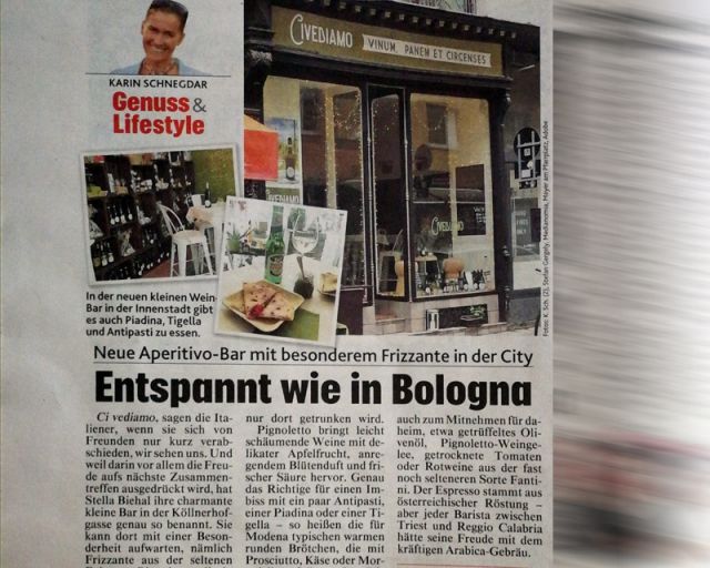 Kronenzeitung: Entspannt wie in Bologna © Krone / Mediaprint Verlag