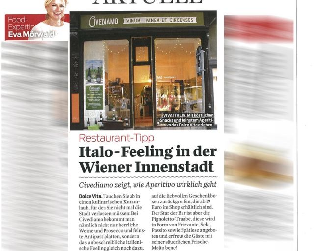Österreich / Beilage »Kochen«: Italo-Feeling in der Wiener Innenstadt © OE24 / Österreich Medien